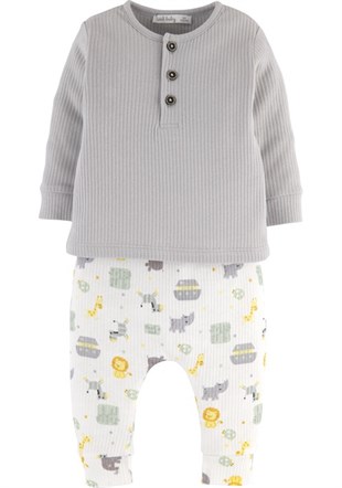 İdil Baby Erkek Bebek İkili Pijama Takımı